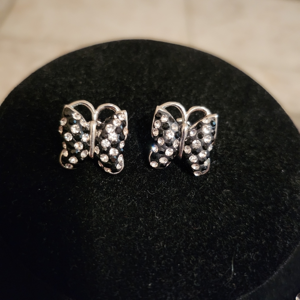 Ed Force butterfly earrings and necklace - Picture 6 of 7